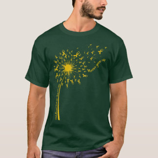 Dandelion Guld Ribbon Childnature Canceness S T Shirt