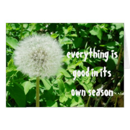 Dandelion Hälsningskort