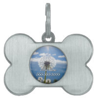 Dandelion in Light Pet Tag
