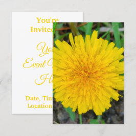 Dandelion Inbjudningar