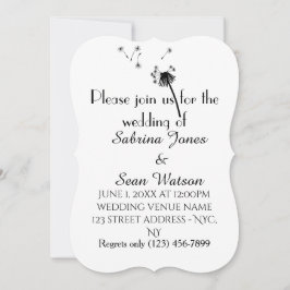 Dandelion Inbjudningar