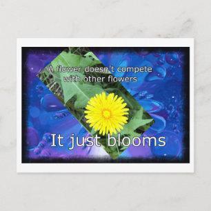 Dandelion Inspirational Vykort