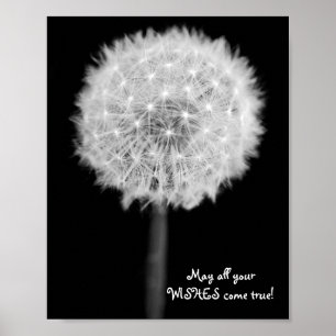 Dandelion "Må all din önskemål kom vara sann!"Post Poster