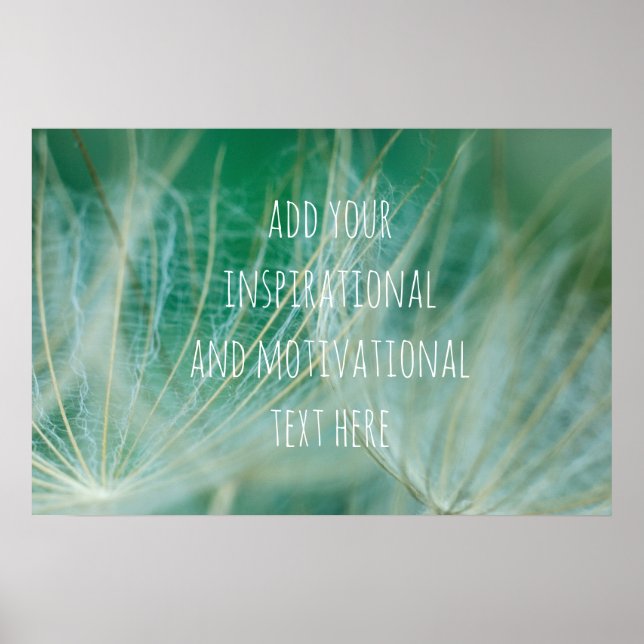 Dandelion-makro Poster (Framsidan)