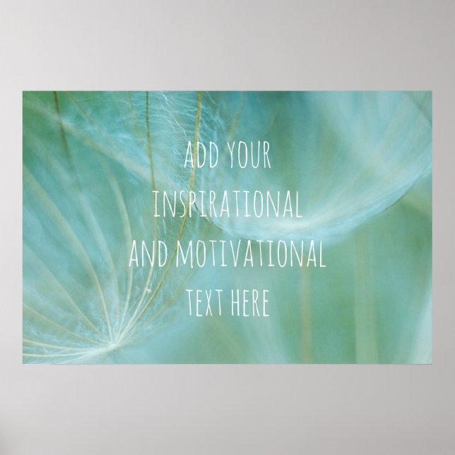 Dandelion-makro Poster (Framsidan)