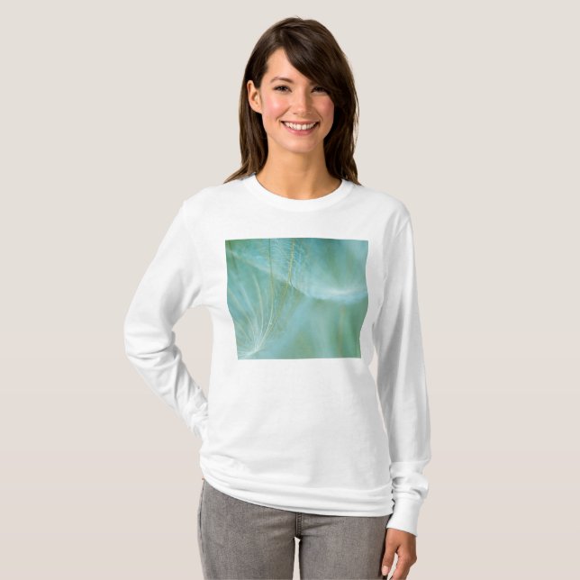 Dandelion-makro T Shirt (Hel framsida)