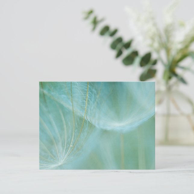 Dandelion-makro Vykort (Stående Fram)