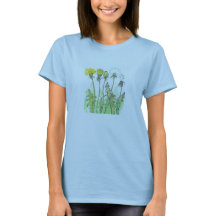 Dandelion Medicinal Herb Plant Teckning T-Shirt
