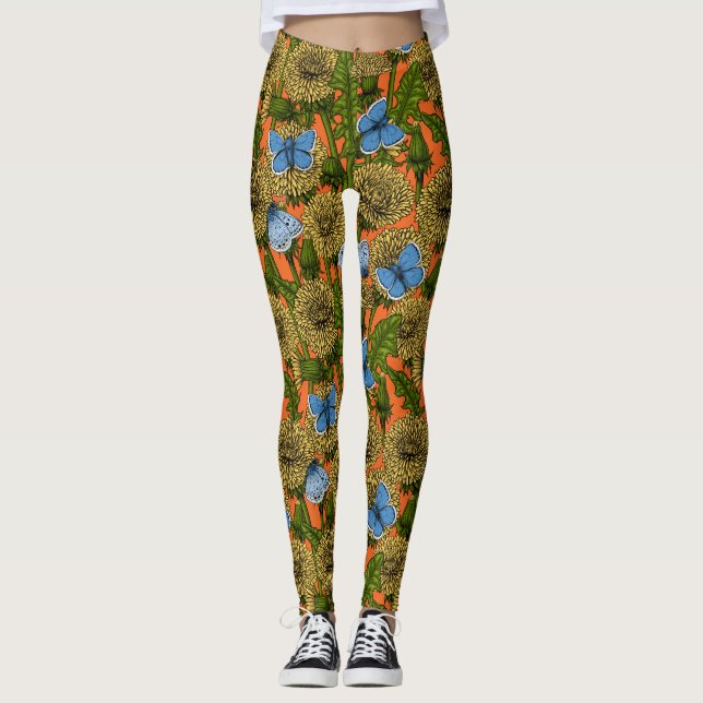 Dandelion medow leggings (Framsida)