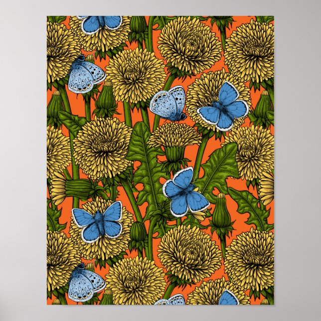 Dandelion medow poster (Framsidan)