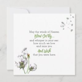 Dandelion Memory Anteckningskort