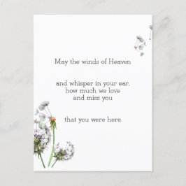 Dandelion Memory Vykort