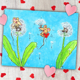 Dandelion Mice Vykort