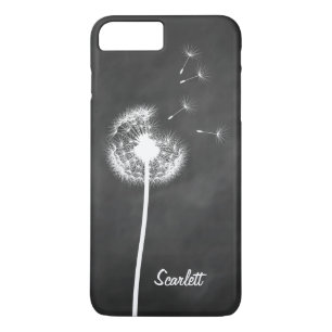 Dandelion Monogram Chalkboard iPhone 7 Plus
