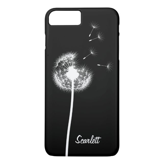Dandelion Monogram iPhone 7 Plus Fodral Case-Mate iPhone Skal (Baksida)
