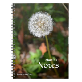 Dandelion Notebook Anteckningsbok Med Spiral