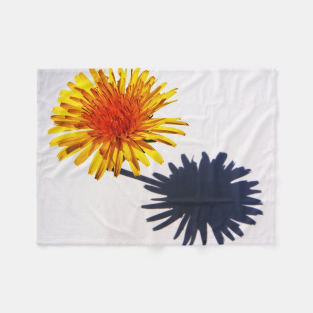 Dandelion och Shadow fbcna Fleecefilt (Framsidan (Horisontell))