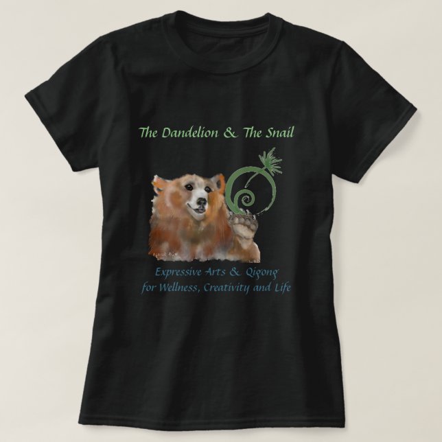 Dandelion och Snigel, Bear T Shirt (Design framsida)