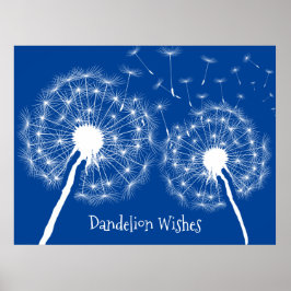 Dandelion Önskemål Design Poster