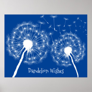 Dandelion Önskemål Design Poster