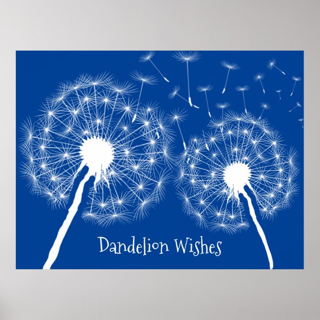 Dandelion Önskemål Design Poster (Framsidan)
