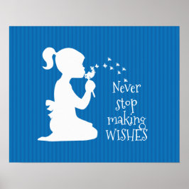 Dandelion Önskemål Design Poster