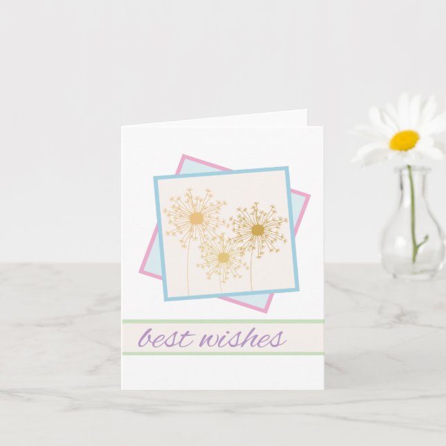 Dandelion Önskemål Kort (Liten växt)