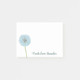 Dandelion Photo Personlig Message Post-it Block