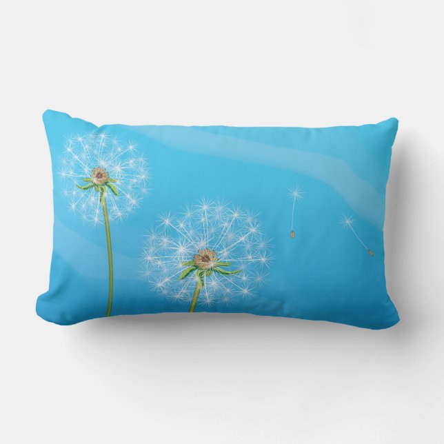 Dandelion Plant Lumbarkudde (Framsida)