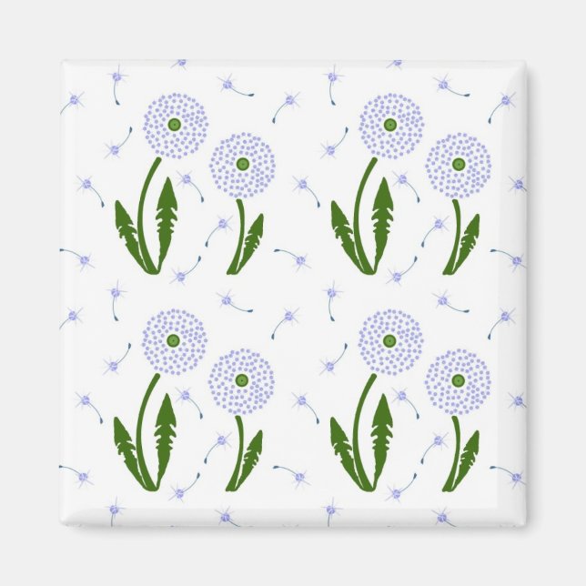 Dandelion Pocket Spegel Magnet (Framsidan)