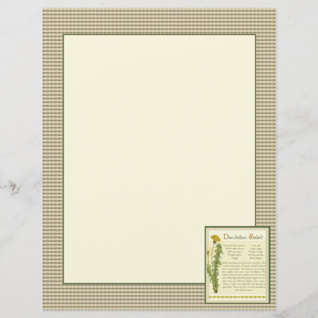 Dandelion Salad - Papper bärbar dator (Framsida)