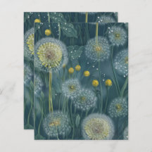 Dandelion Scrapbook Papper