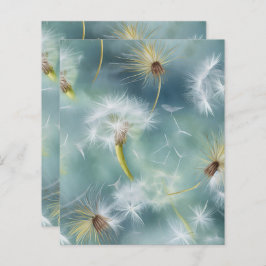 Dandelion Scrapbook Papper