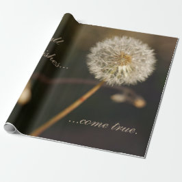 Dandelion Seed Head i Brown Tones Presentpapper