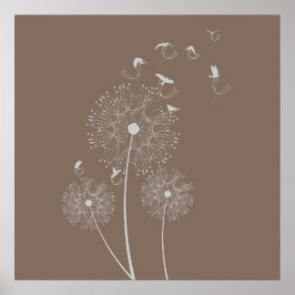 Dandelion Seed Thieves Poster