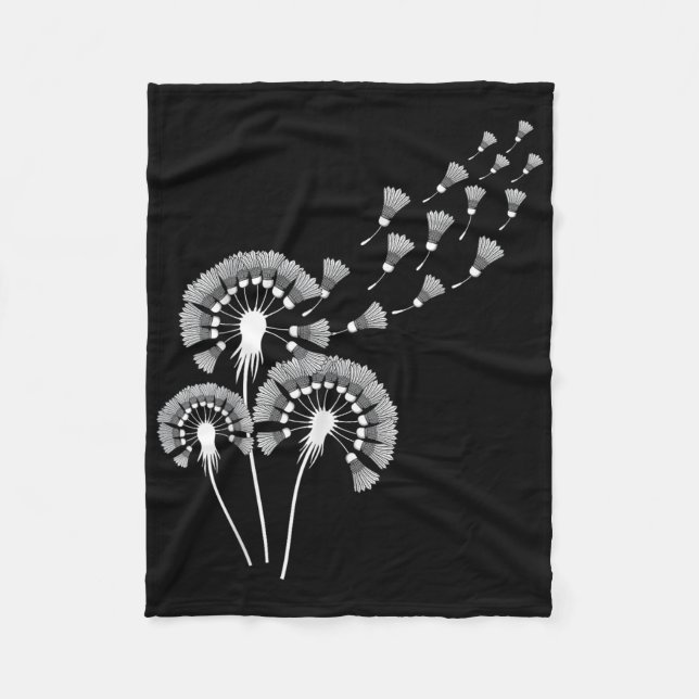 Dandelion Shuttle Shirt for Badminton Player _ Bad Fleecefilt (Framsidan)