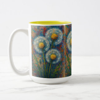 Dandelion Two-Tone Coffee Mugg