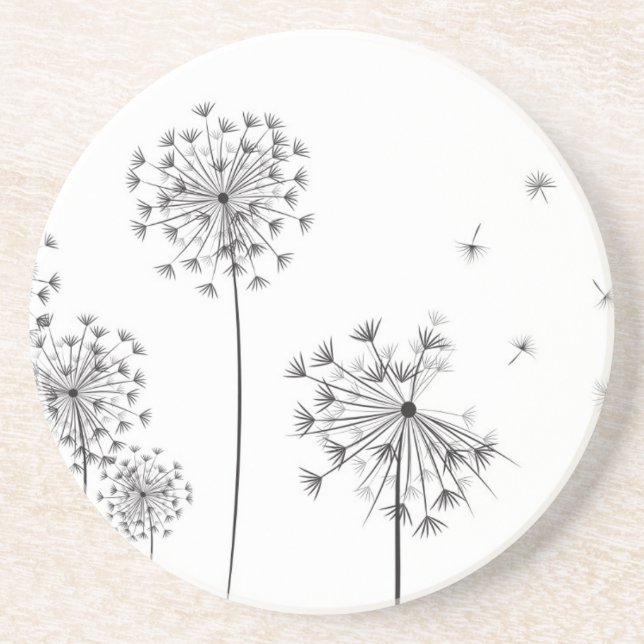 Dandelion Underlägg Sandsten (Framsidan)