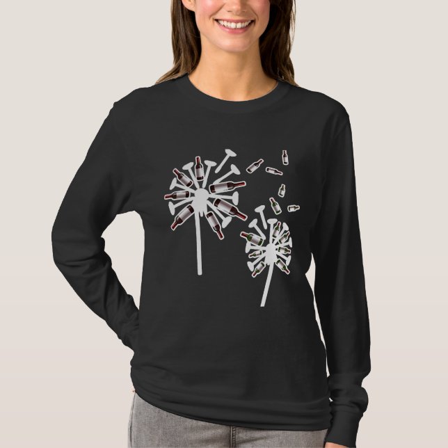 Dandelion Vin Dandelion Vin Drink T Shirt (Framsida)