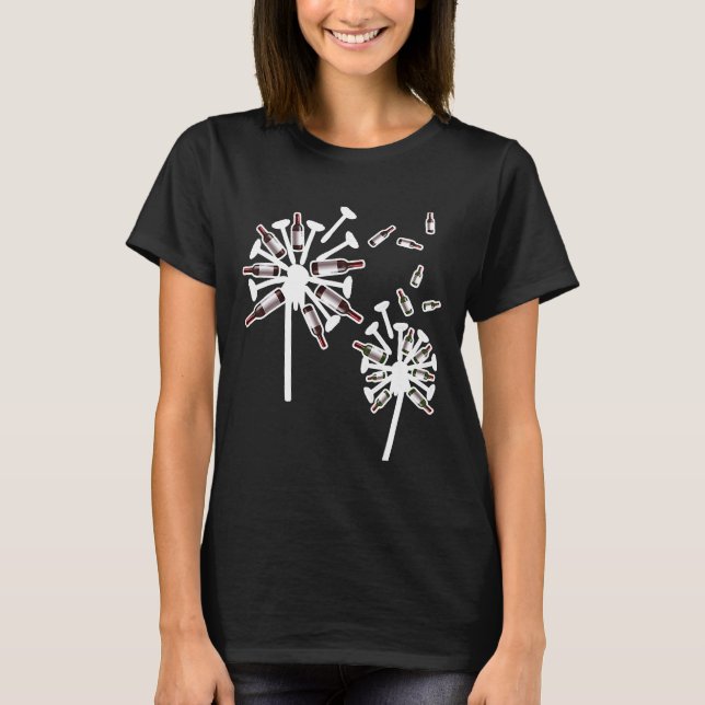 Dandelion Vin Dandelion Vin Drink T Shirt (Framsida)