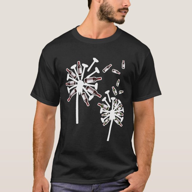 Dandelion Vin Dandelion Vin Drink T Shirt (Framsida)