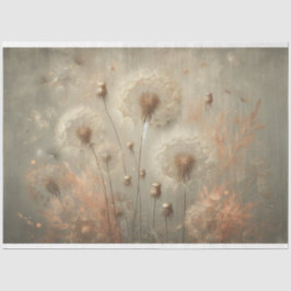 Dandelion vintage Flora Decoupage