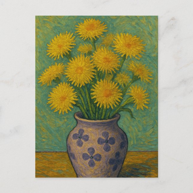 Dandelion-vykort Vykort (Framsida)