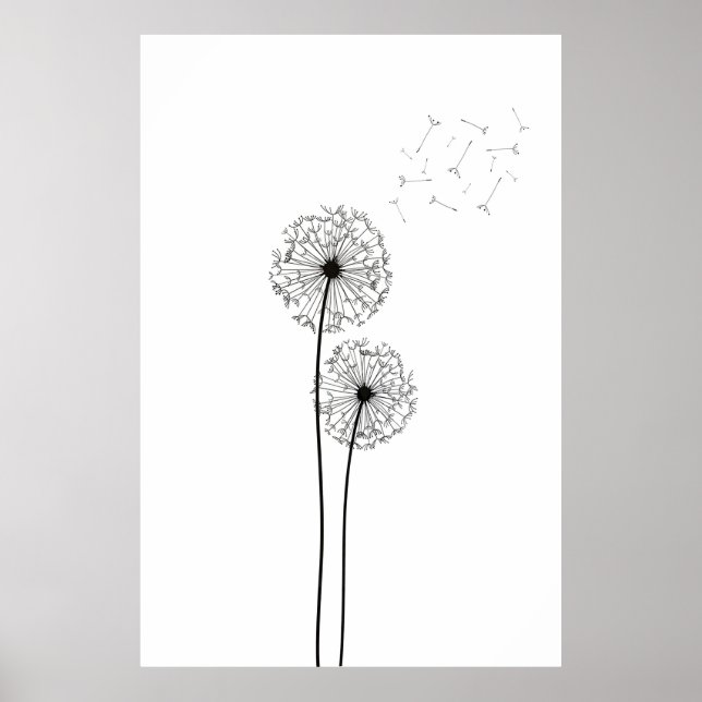 Dandelion Wall Art Poster (Framsidan)