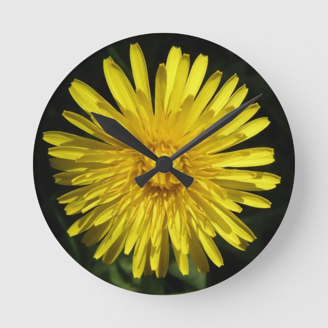 Dandelion Wall Clock Rund Klocka (Framsida)