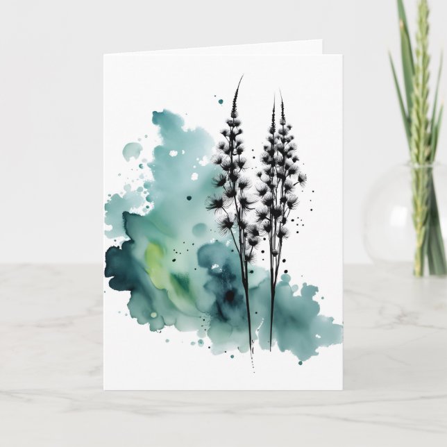 Dandelion - Watercolor flowers Kort (Framsida)