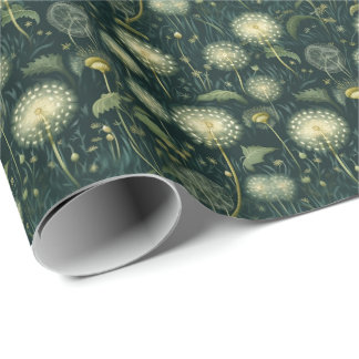 Dandelion Whispers Wrapping Papper Roll Presentpapper