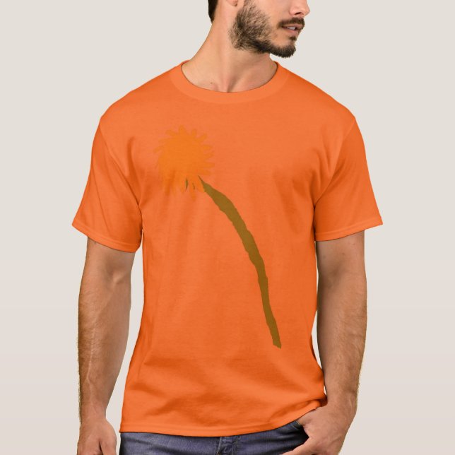 Dandelioner är Blommor-skjortor T-shirt (Framsida)