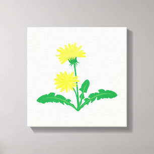 Dandelioner Art-Kanvastryck Canvastryck