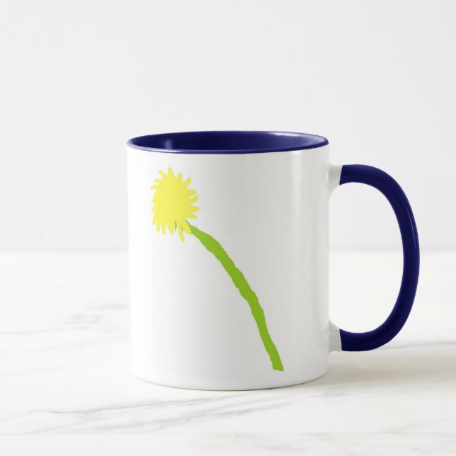 "Dandelionerna är blommor också" mugg (Höger)